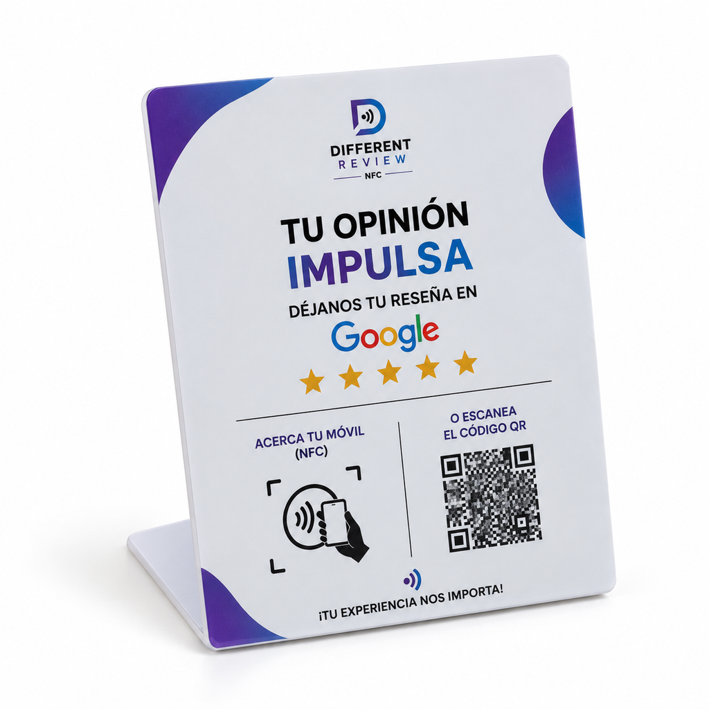 Soporte NFC para Reseñas de Google – Standard