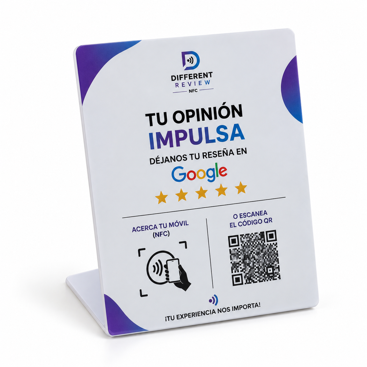 Soporte NFC para Reseñas de Google – Standard