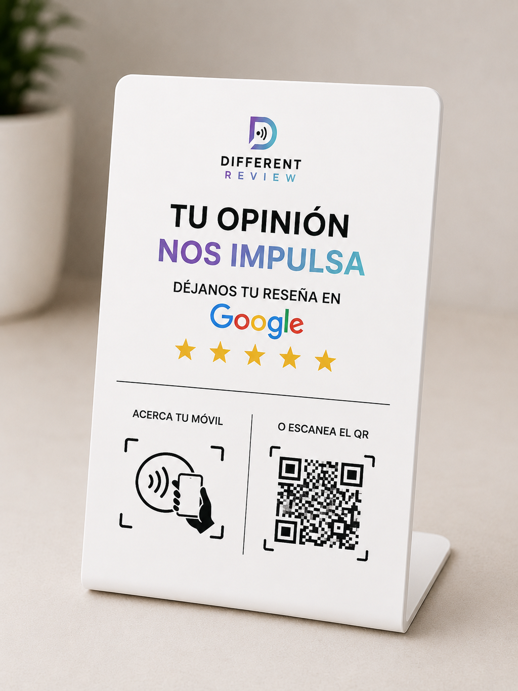 Soporte NFC para Reseñas de Google – Standard